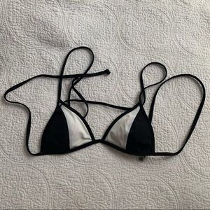 3 FOR $35 - PINK Black and White Bikini Top